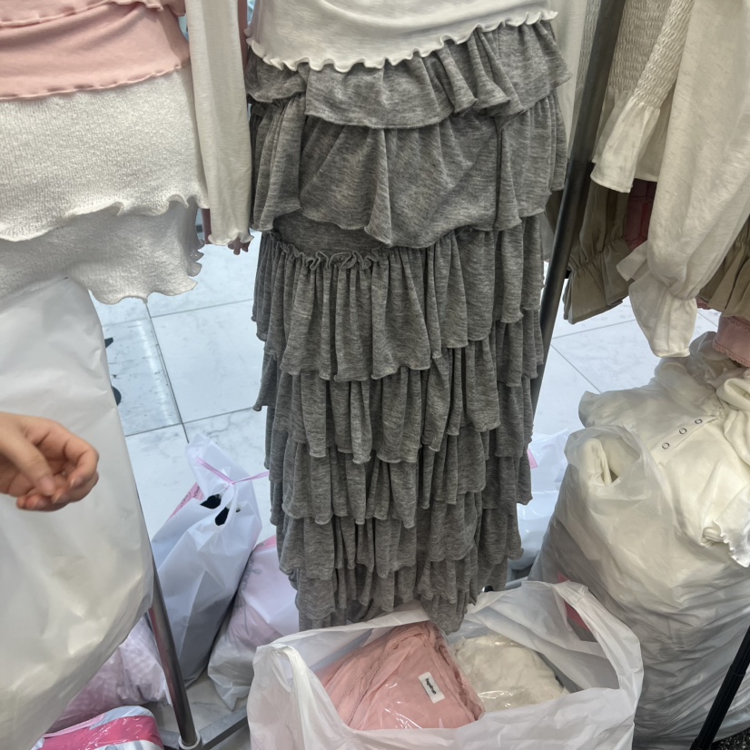 SAGE BRUSH韓國東大門代購女士新品時尚半身裙中短裙多層SAGE BRUSH半身裙/中短裙