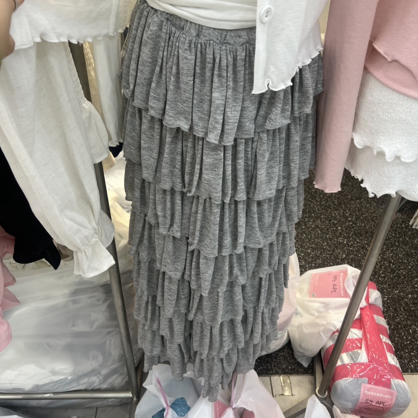 SAGE BRUSH韓國東大門代購女士新品時尚半身裙中短裙多層SAGE BRUSH半身裙/中短裙圖色1