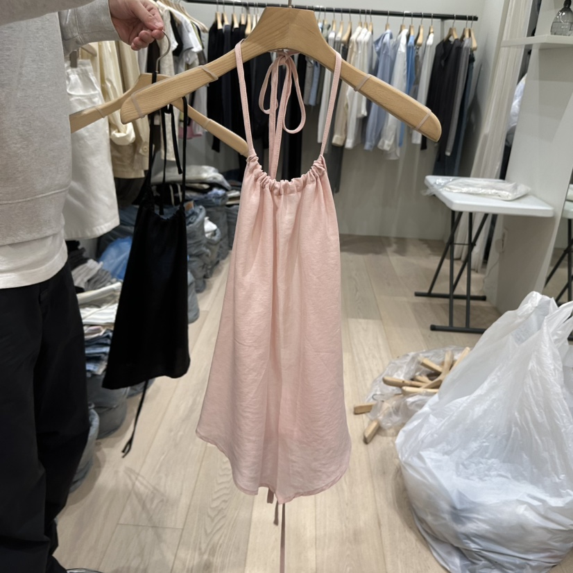 NOTTINGHAM/AVECNOUS/MODEST韓國直郵實拍女裝新款時尚吊帶背心亞麻NOTTINGHAM/AVECNOUS/MODEST吊帶/背心圖色3