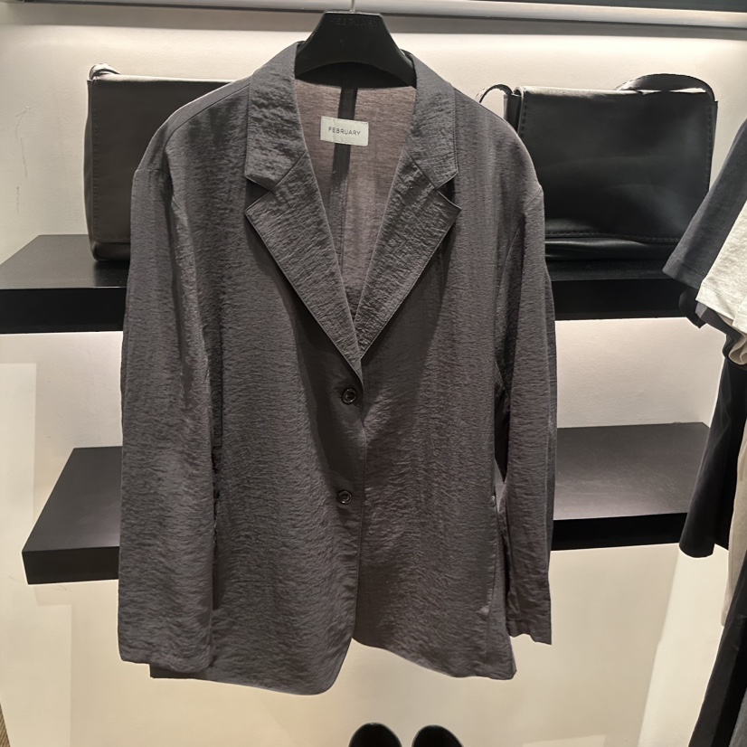 FEBRUARY 11韓國直郵女士新款推薦時尚人氣職業休閑夾克FEBRUARY 11夾克圖色2墨色