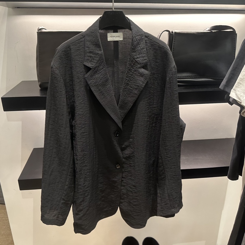 FEBRUARY 11韓國直郵女士新款推薦時尚人氣職業休閑夾克FEBRUARY 11夾克圖色3黑色