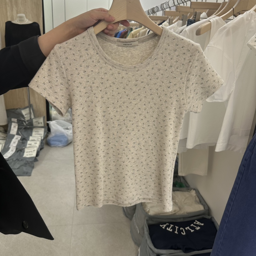 WRITTEN BY韓國直郵實拍女裝新品熱賣職業推薦26春夏T恤WRITTEN BYT恤圖色2灰色