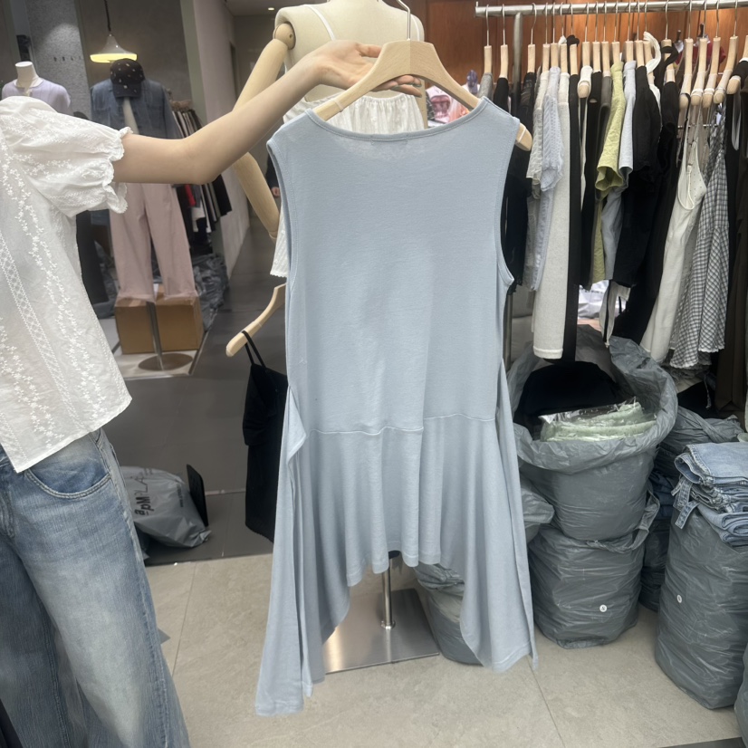 I MFACT韓國東大門代購女裝新款推薦時尚26春夏連衣裙不對稱I MFACT連衣裙