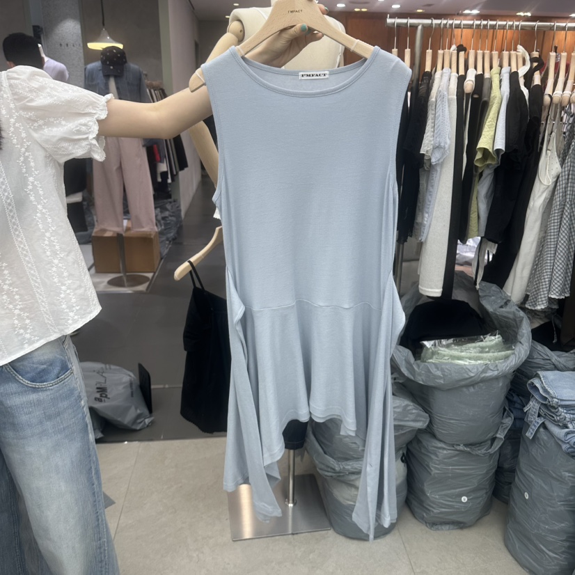 I MFACT韓國東大門代購女裝新款推薦時尚26春夏連衣裙不對稱I MFACT連衣裙圖色3