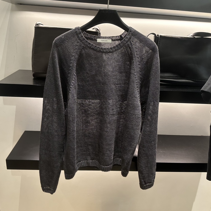 FEBRUARY 11韓國直郵女士新款職業26春夏人氣針織衫亞麻FEBRUARY 11針織衫圖色4