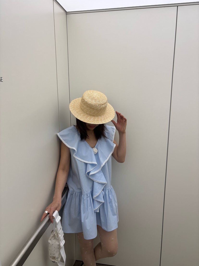 PLATFORM-L韓國代購女士新款職業推薦人氣26春夏連衣裙荷葉邊PLATFORM連衣裙