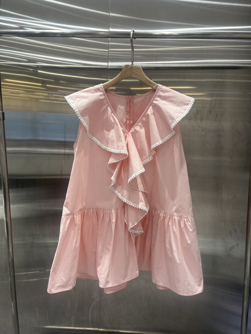 PLATFORM-L韓國代購女士新款職業推薦人氣26春夏連衣裙荷葉邊PLATFORM連衣裙圖色2