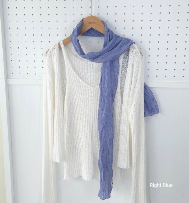 EBADA韓國直郵女士新品26春夏人氣推薦熱賣時尚休閑圍巾披肩EBADA圍巾/披肩圖色1