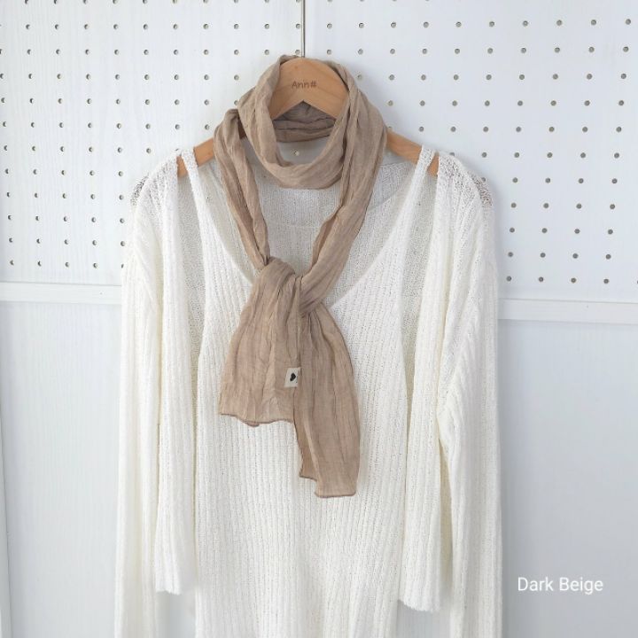 EBADA韓國直郵女士新品26春夏人氣推薦熱賣時尚休閑圍巾披肩EBADA圍巾/披肩圖色2