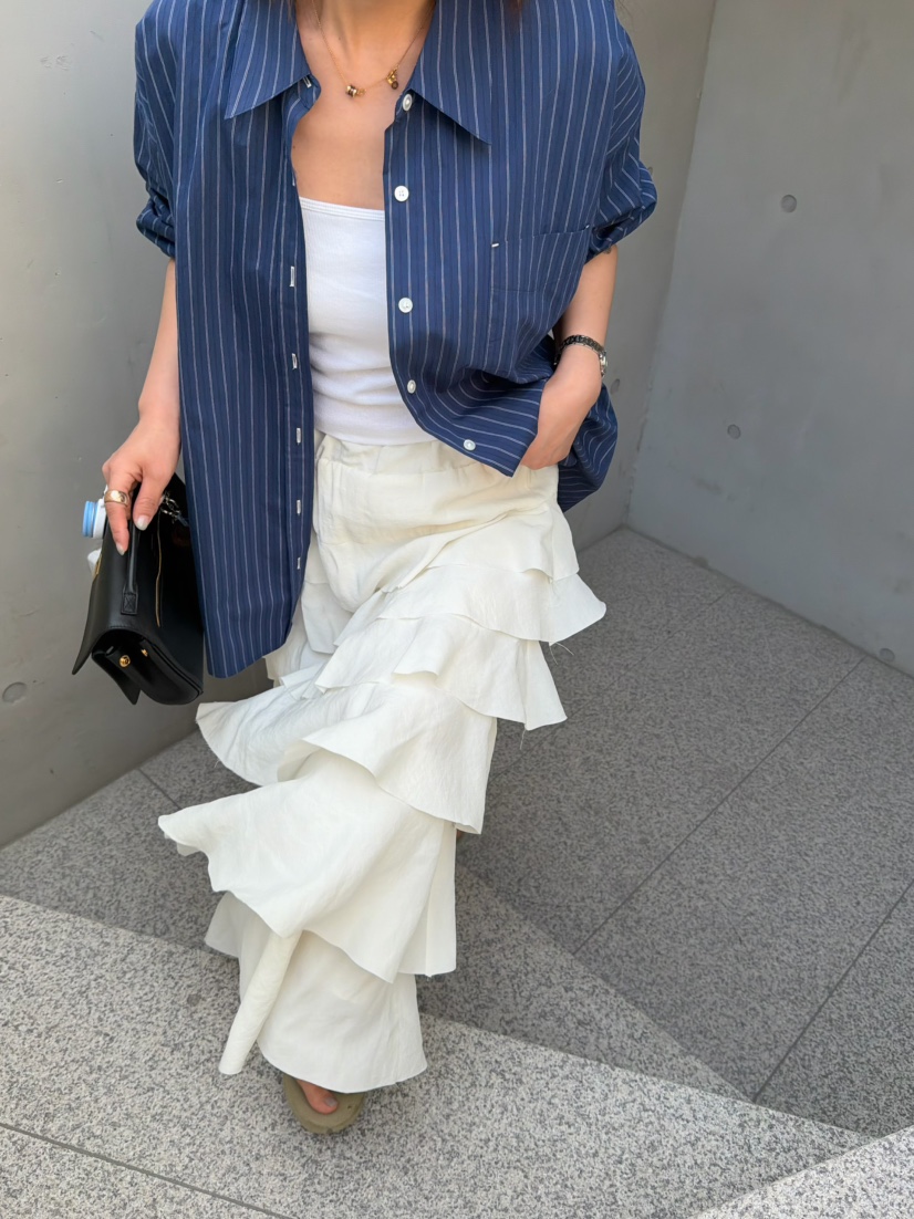 OLI SEOUL韓國東大門代購女裝新款時尚職業熱賣襯衫蕾絲衫OLI SEOUL襯衫/蕾絲衫