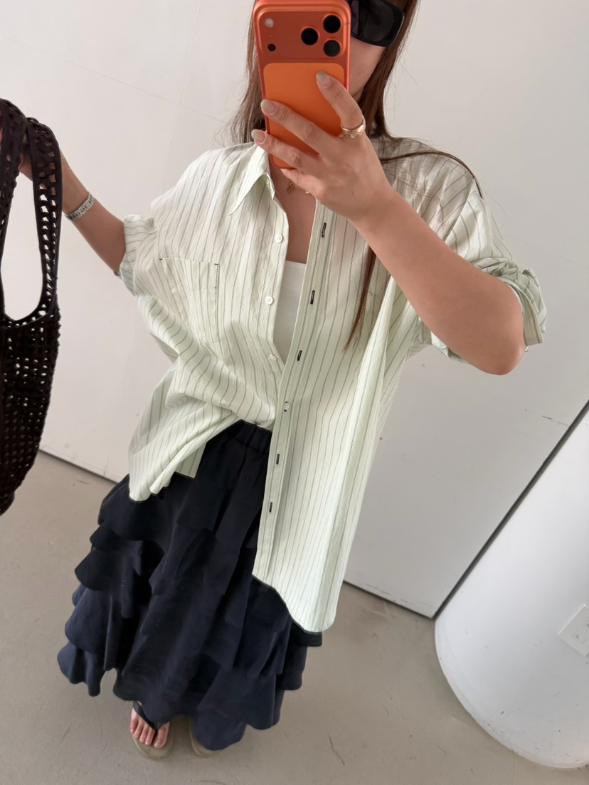 OLI SEOUL韓國東大門代購女裝新款時尚職業熱賣襯衫蕾絲衫OLI SEOUL襯衫/蕾絲衫