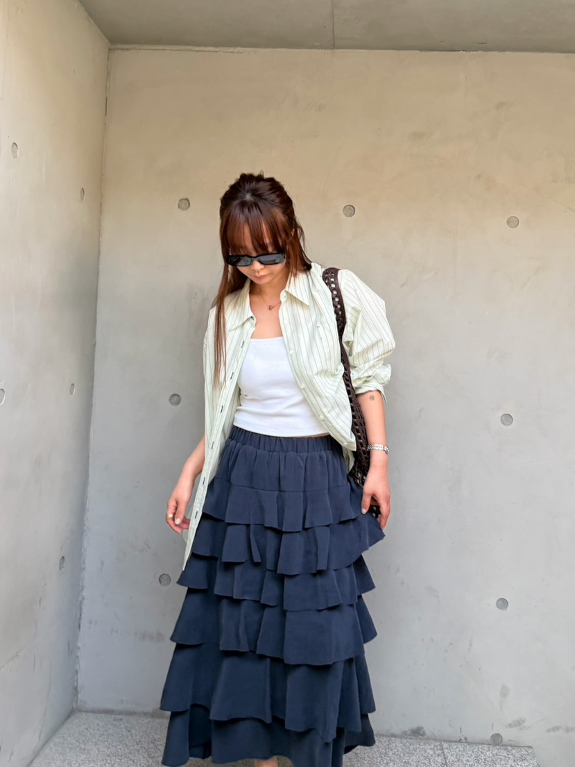 OLI SEOUL韓國東大門代購女裝新款時尚職業熱賣襯衫蕾絲衫OLI SEOUL襯衫/蕾絲衫