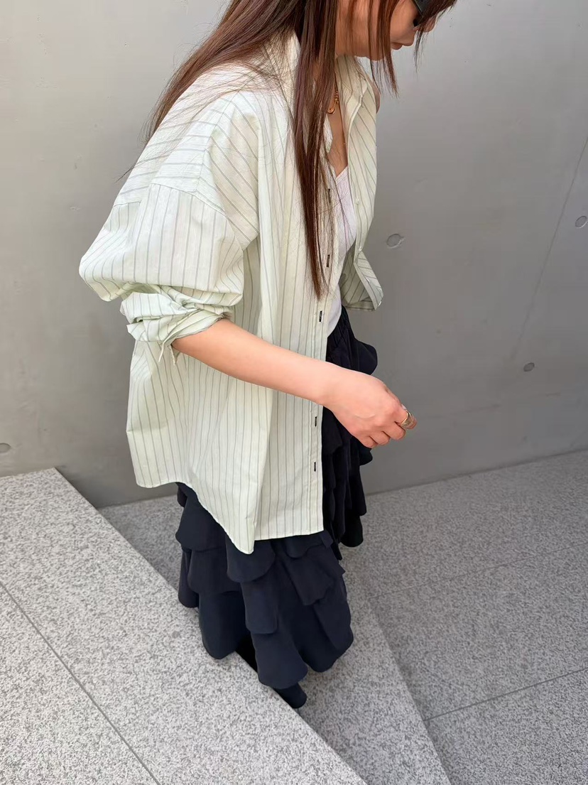 OLI SEOUL韓國東大門代購女裝新款時尚職業熱賣襯衫蕾絲衫OLI SEOUL襯衫/蕾絲衫