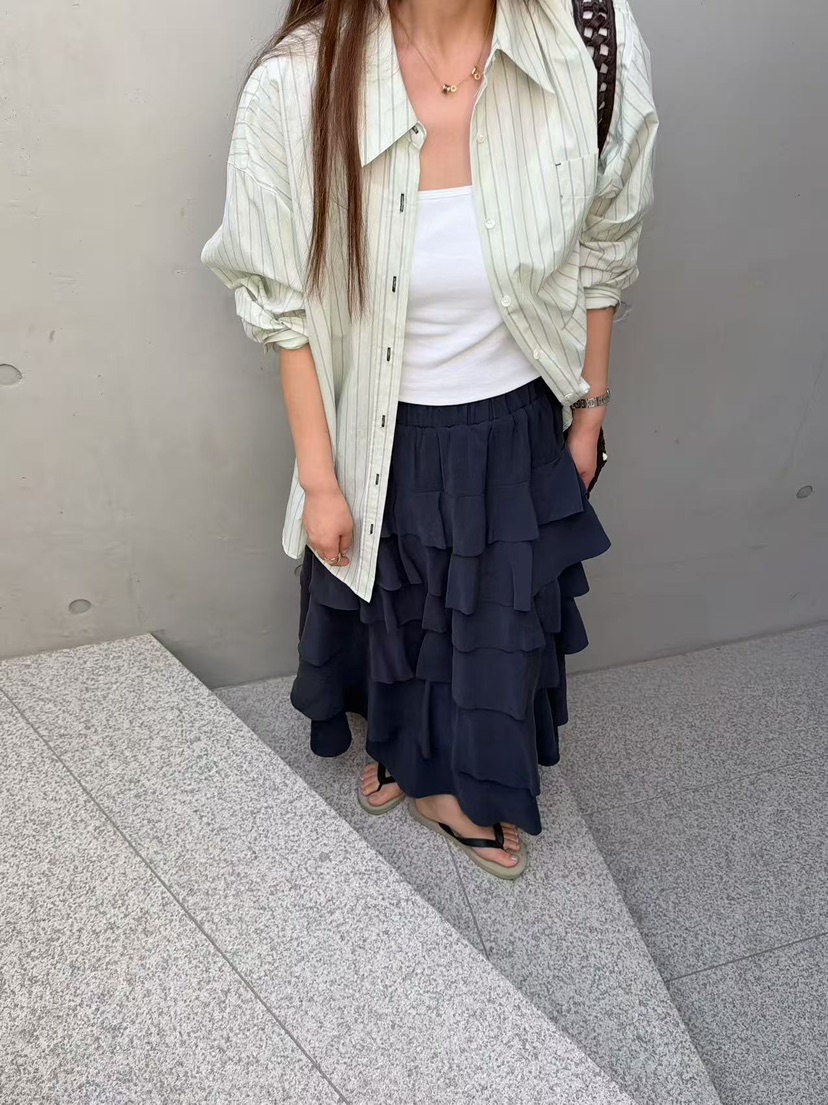 OLI SEOUL韓國東大門代購女裝新款時尚職業熱賣襯衫蕾絲衫OLI SEOUL襯衫/蕾絲衫