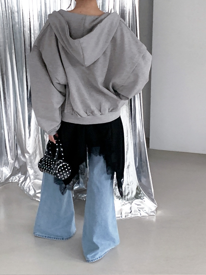 VERANDA韓國東大門代購女裝新款時尚休閑夾克拉鏈連帽衫寬松VERANDA夾克