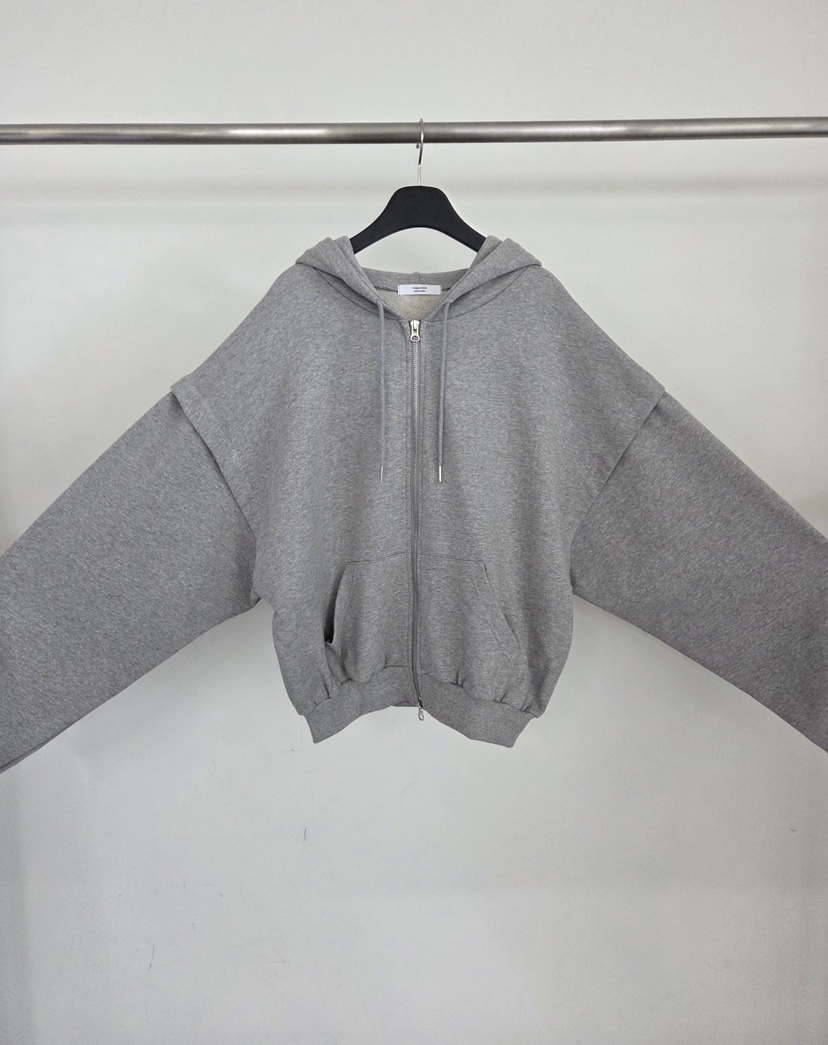 VERANDA韓國東大門代購女裝新款時尚休閑夾克拉鏈連帽衫寬松VERANDA夾克