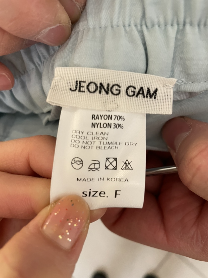 JEONG GAM STUDIOS韓國直郵女士新款熱賣休閑26春夏休閑褲JEONG GAM STUDIOS休閑褲