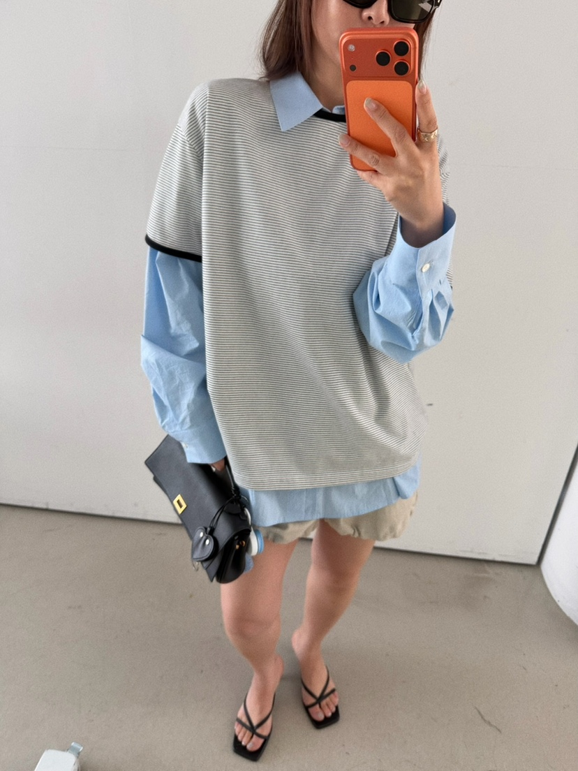 OLI SEOUL韓國代購女士新品26春夏職業時尚推薦襯衫蕾絲衫OLI SEOUL襯衫/蕾絲衫