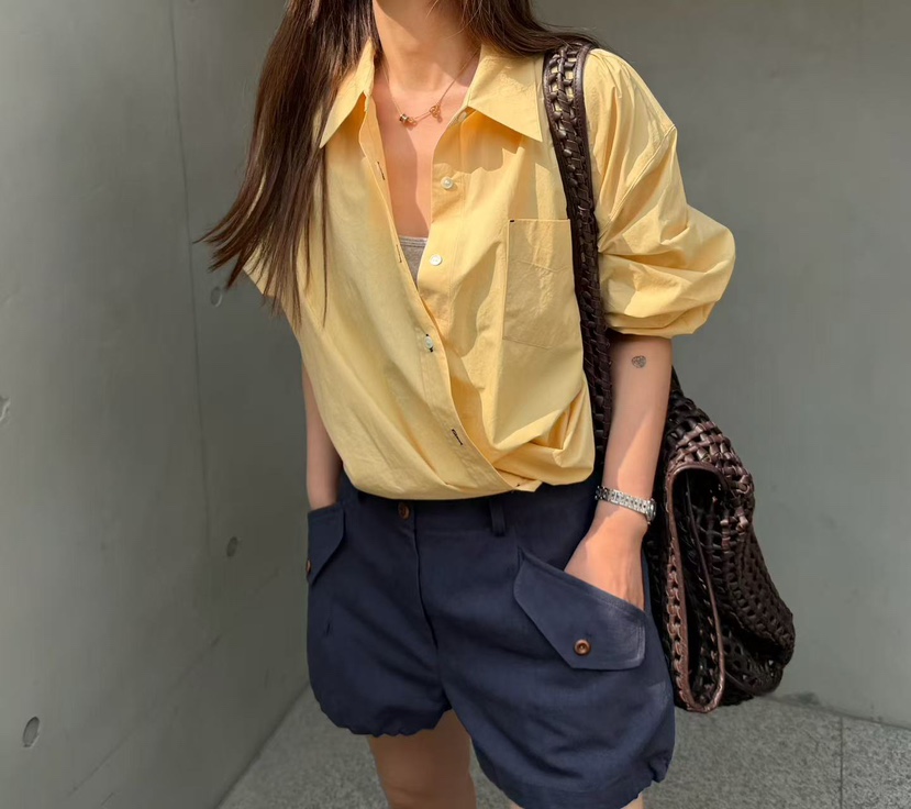 OLI SEOUL韓國代購女士新品26春夏職業時尚推薦襯衫蕾絲衫OLI SEOUL襯衫/蕾絲衫