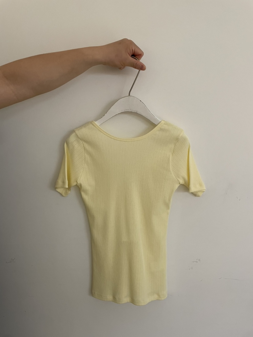 JEONG GAM STUDIOS韓國東大門代購女士新款時尚推薦T恤U領JEONG GAM STUDIOST恤圖色3