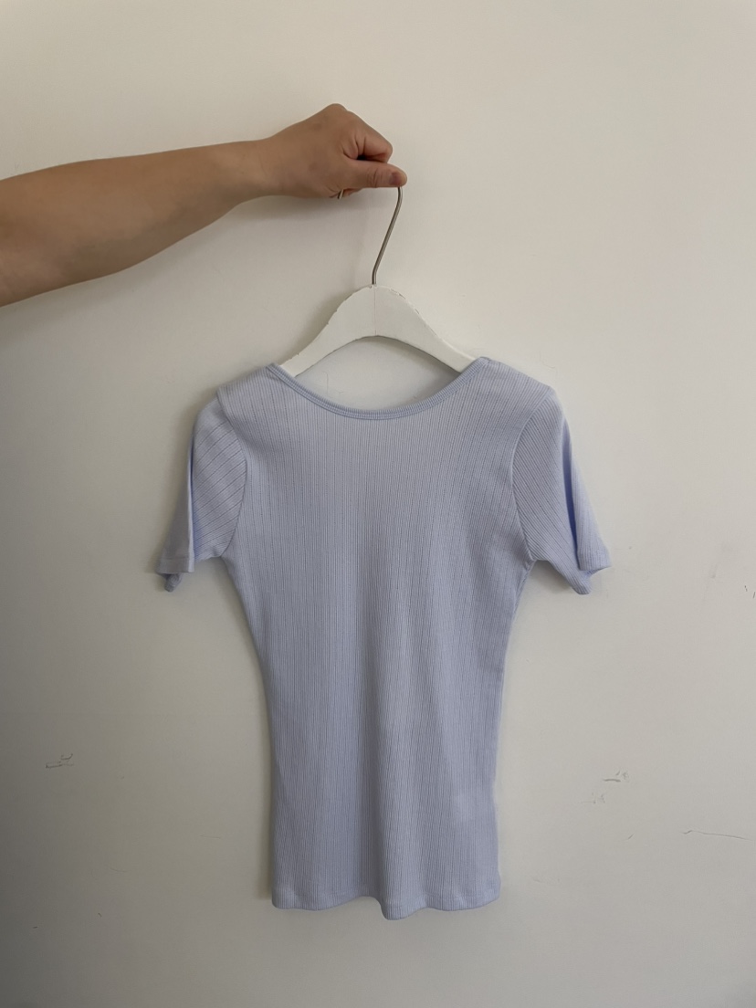 JEONG GAM STUDIOS韓國東大門代購女士新款時尚推薦T恤U領JEONG GAM STUDIOST恤圖色4