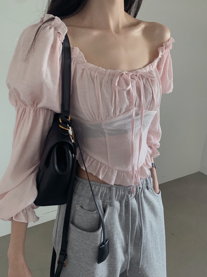 VERANDA韓國直郵實拍女裝新款職業人氣熱賣時尚襯衫蕾絲衫VERANDA襯衫/蕾絲衫