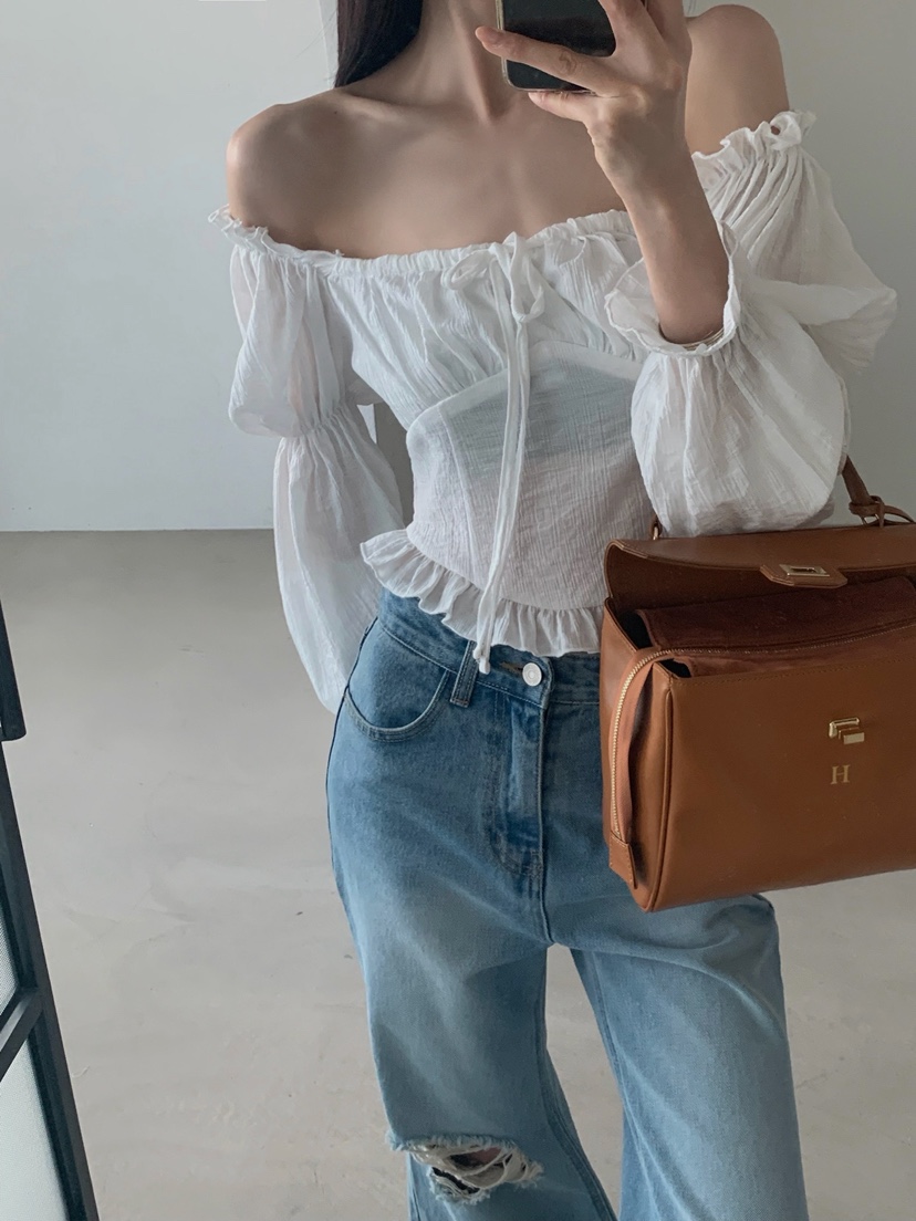 VERANDA韓國直郵實拍女裝新款職業人氣熱賣時尚襯衫蕾絲衫VERANDA襯衫/蕾絲衫