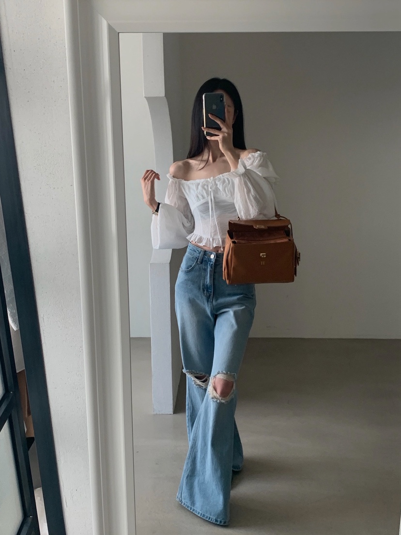 VERANDA韓國直郵實拍女裝新款職業人氣熱賣時尚襯衫蕾絲衫VERANDA襯衫/蕾絲衫