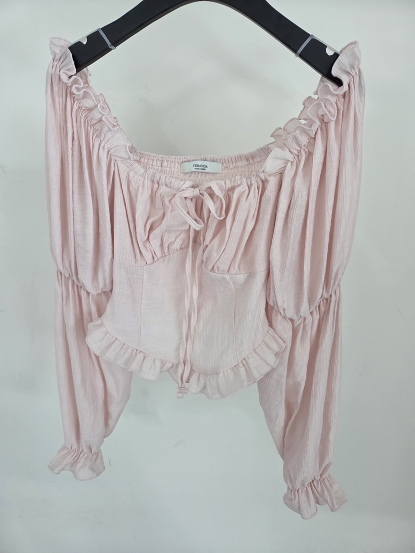 VERANDA韓國直郵實拍女裝新款職業人氣熱賣時尚襯衫蕾絲衫VERANDA襯衫/蕾絲衫