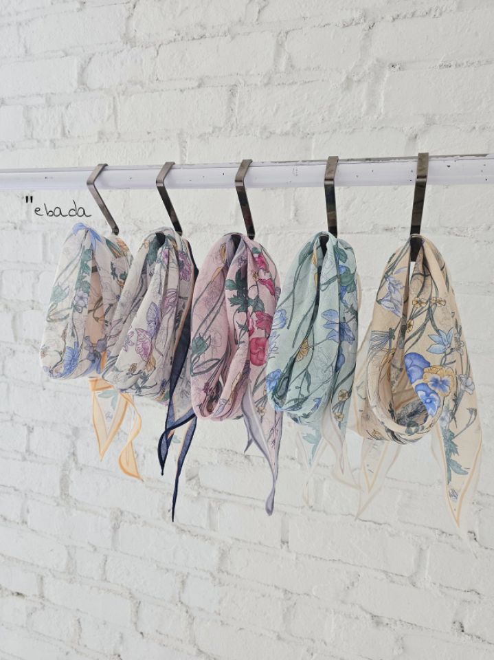 EBADA韓國直郵實拍女裝新款推薦熱賣26春夏休閑時尚圍巾披肩EBADA圍巾/披肩