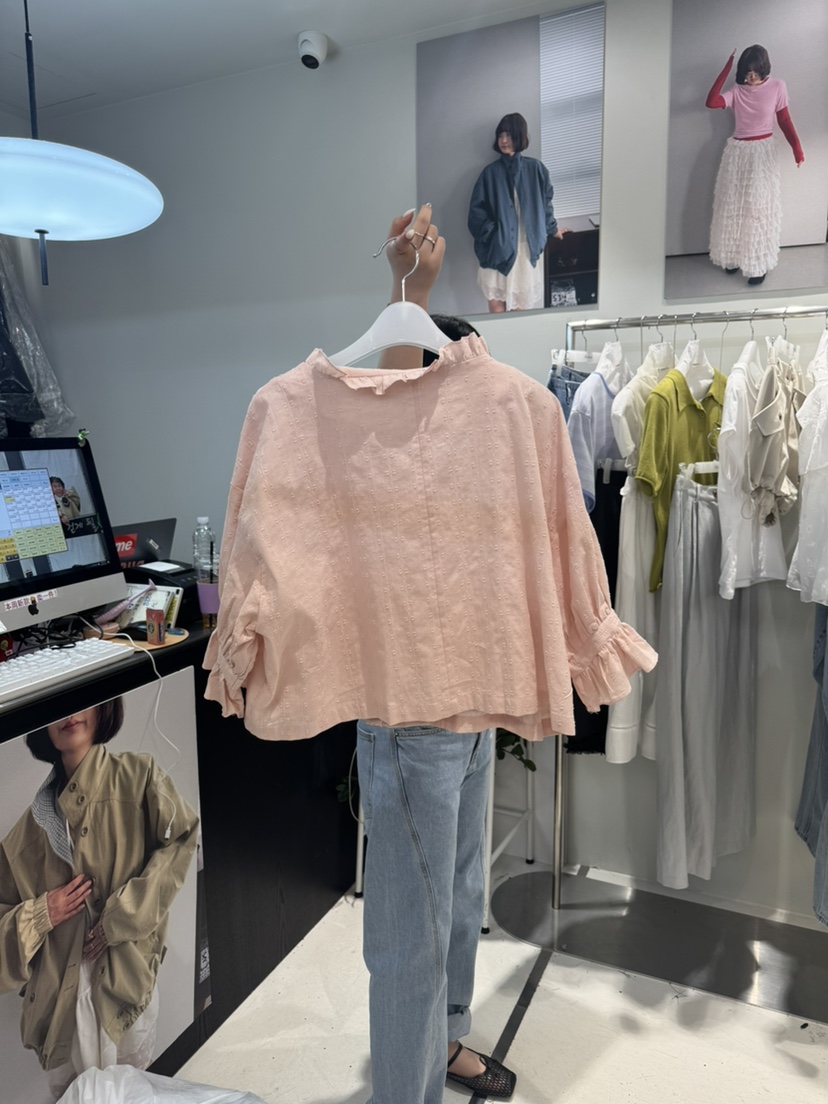 OLI SEOUL韓國東大門代購女士新款職業26春夏襯衫蕾絲衫OLI SEOUL襯衫/蕾絲衫