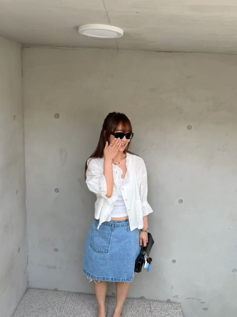 OLI SEOUL韓國東大門代購女士新款職業26春夏襯衫蕾絲衫OLI SEOUL襯衫/蕾絲衫