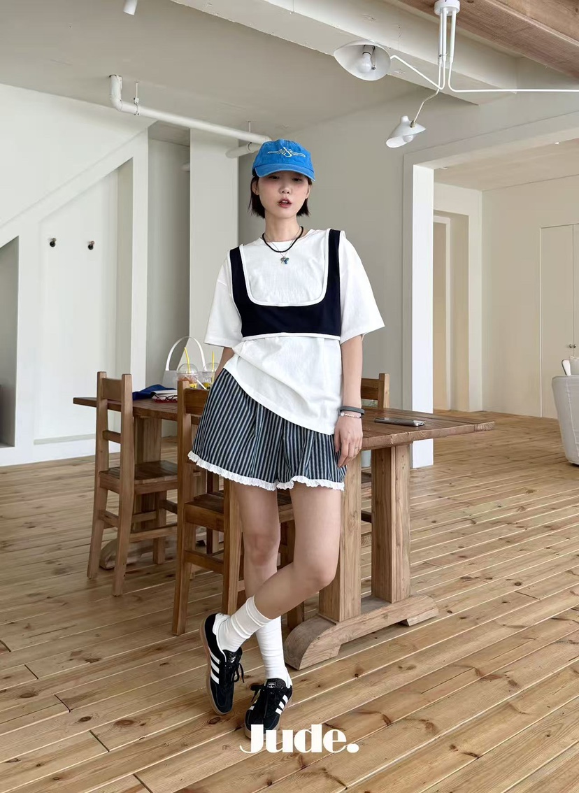 HEYJUDE韓國東大門直郵女士新款人氣職業休閑26春夏時尚短褲HEYJUDE短褲