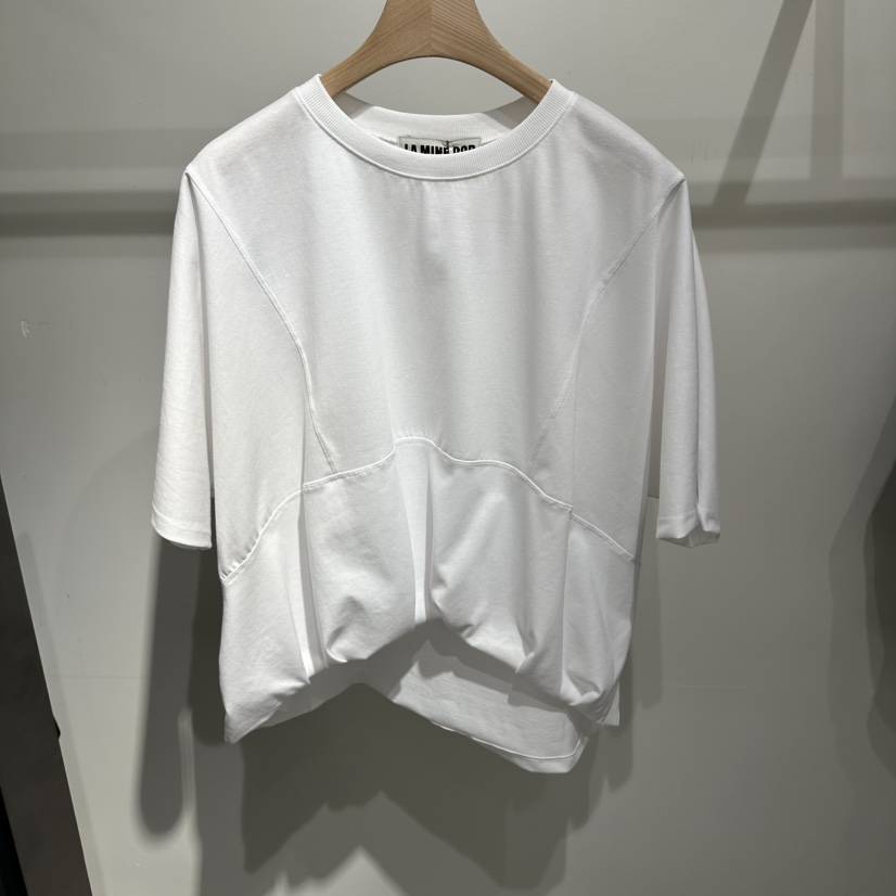 LAMINEDOR韓國直郵女裝新款職業人氣熱賣休閑26春夏時尚T恤LA MINE DORT恤圖色1