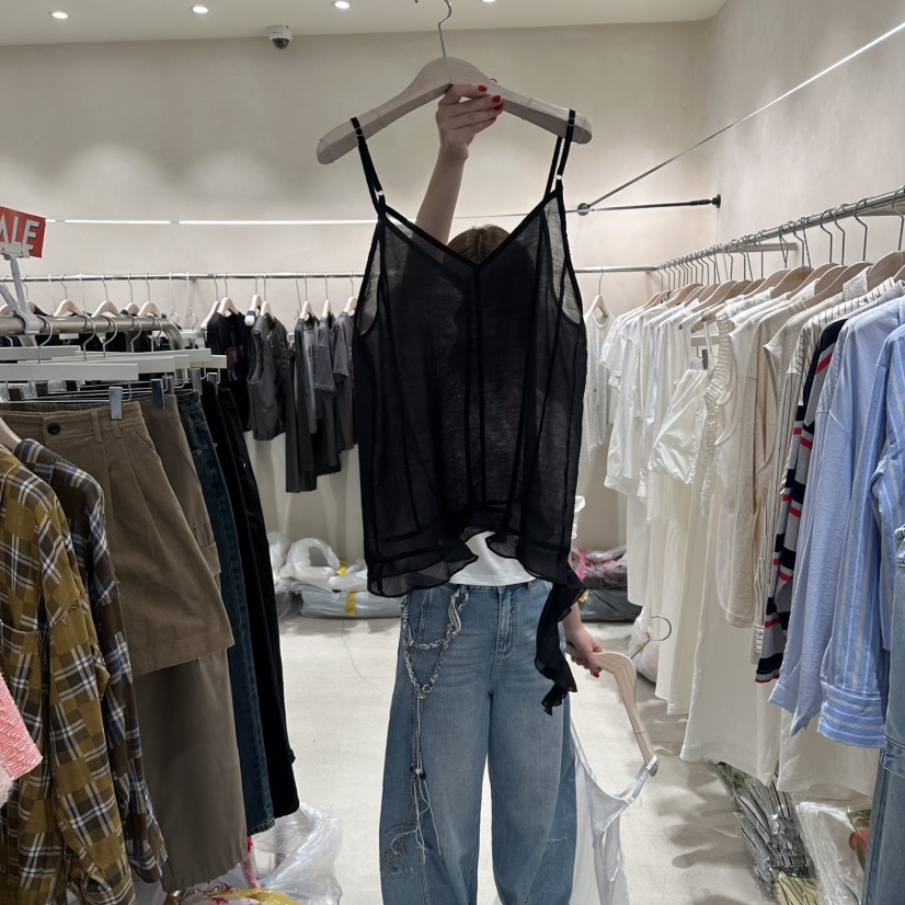 Color B韓國東大門代購女裝新品職業時尚休閑推薦吊帶背心Color B吊帶/背心