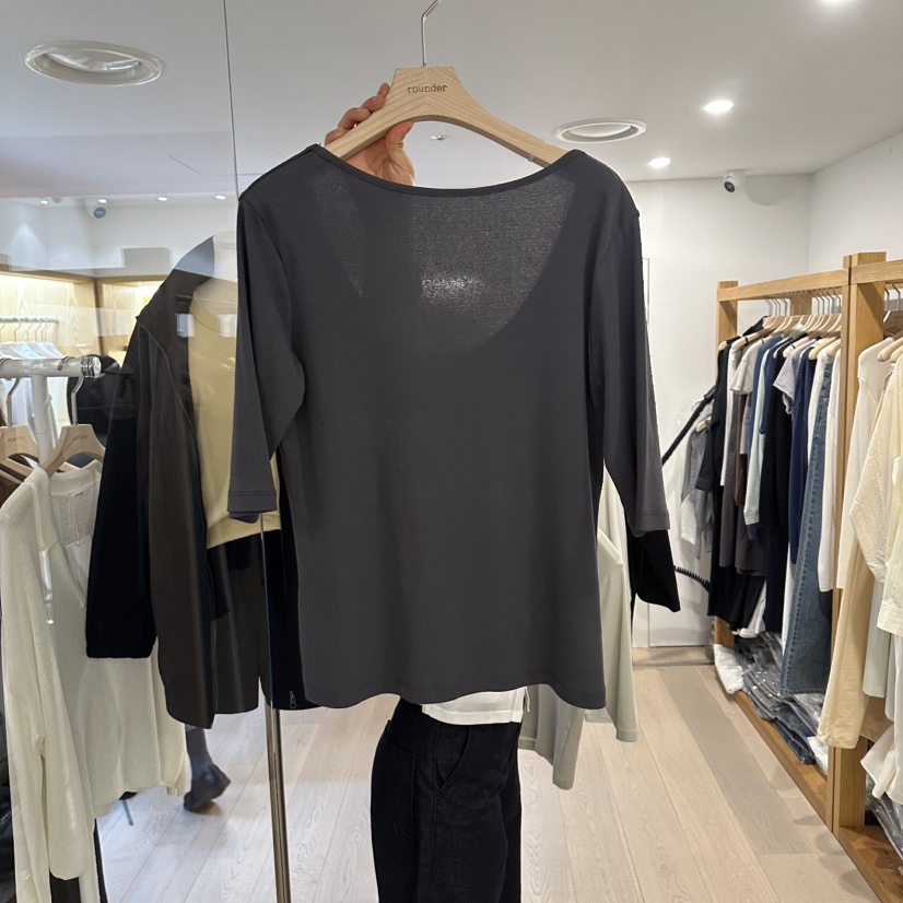 ROUNDER韓國東大門直郵女裝新款26春夏熱賣推薦人氣長袖T恤ROUNDER長袖T恤圖色3
