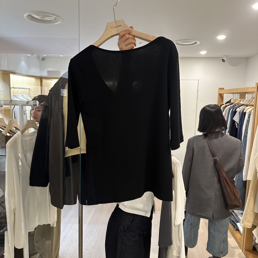 ROUNDER韓國東大門直郵女裝新款26春夏熱賣推薦人氣長袖T恤ROUNDER長袖T恤圖色4