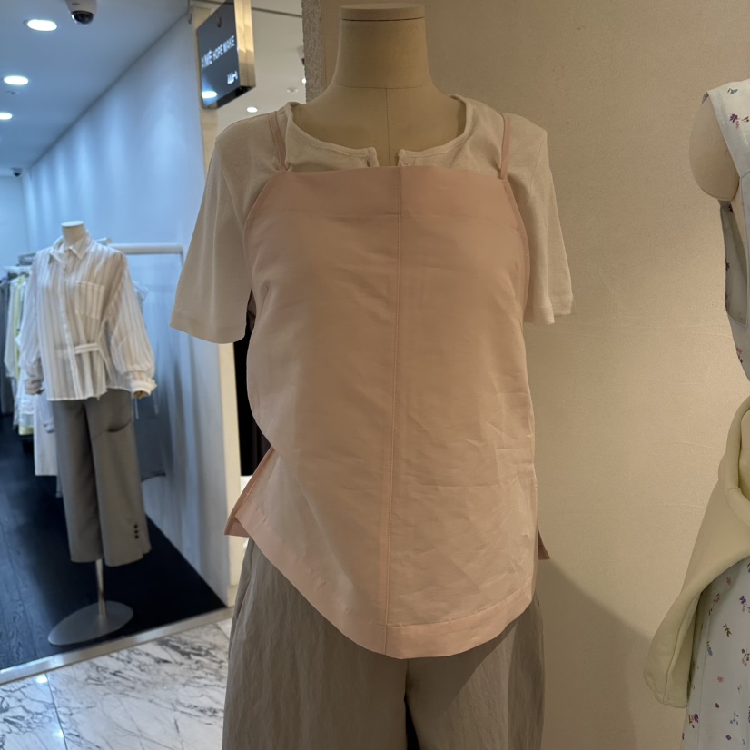 ROOM K-P韓國東大門代購女裝新品人氣26春夏吊帶背心亞麻roomk吊帶/背心圖色1不含t