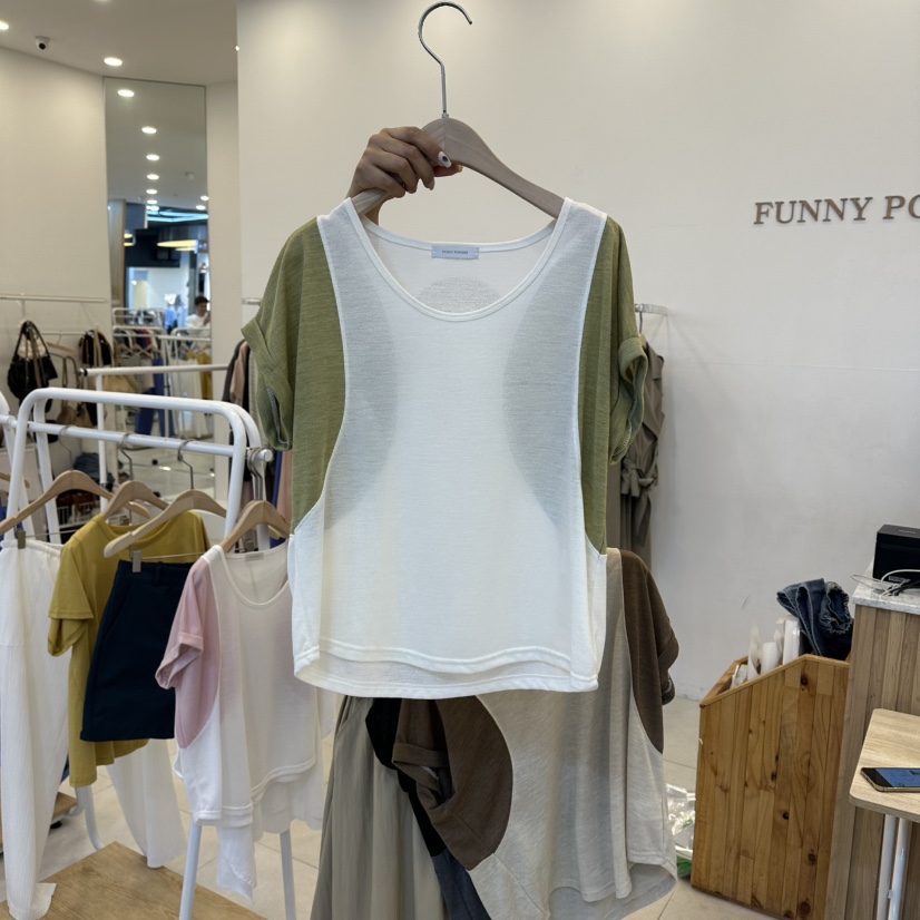 FUNNY POWDER韓國東大門代購女裝新品推薦26春夏時尚T恤THE FUNNYT恤圖色2