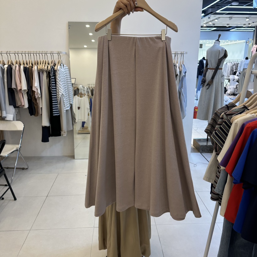 FUNNY POWDER韓國代購女士新品休閑推薦26春夏時尚熱賣長裙THE FUNNY長裙