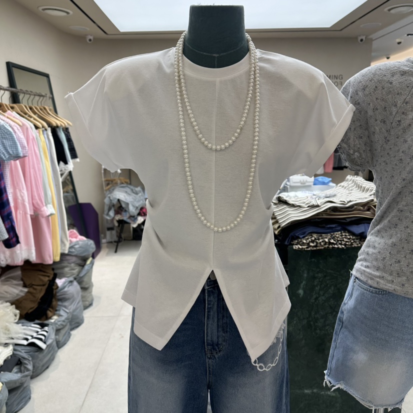 FORMING-P韓國直郵女士新款26春夏職業人氣時尚休閑推薦T恤FORMING-PT恤圖色1