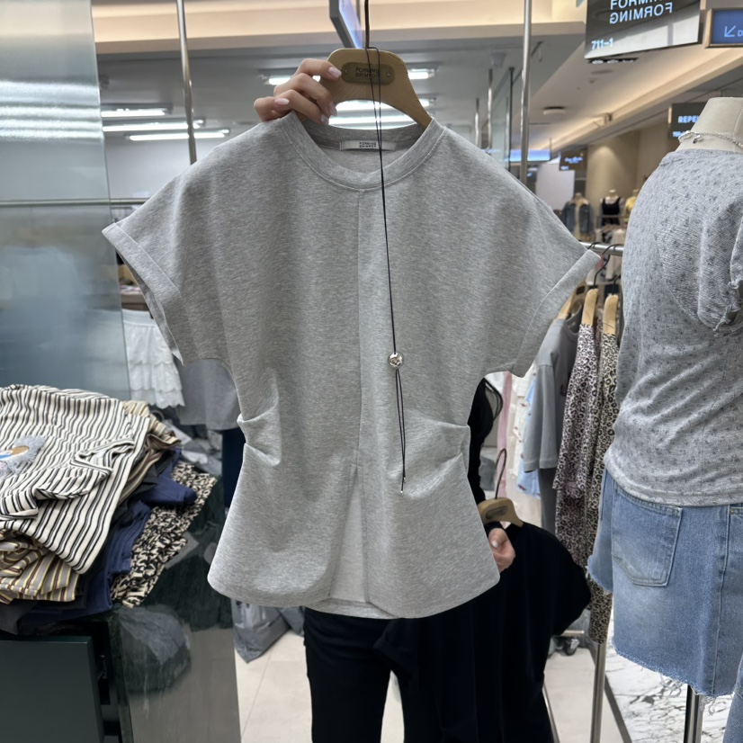 FORMING-P韓國直郵女士新款26春夏職業人氣時尚休閑推薦T恤FORMING-PT恤圖色2