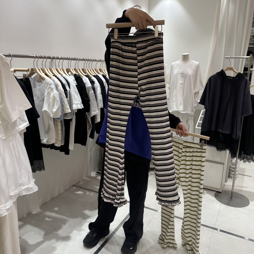 MINI UNNI韓國直郵實拍女士新品職業熱賣休閑時尚休閑褲MINI UNNI休閑褲