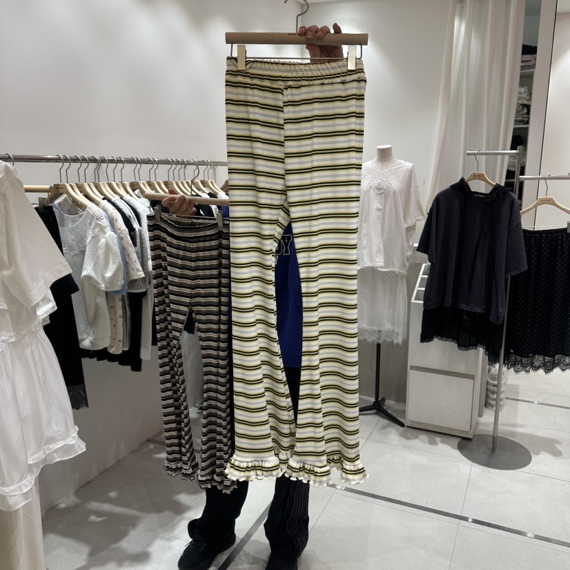 MINI UNNI韓國直郵實拍女士新品職業熱賣休閑時尚休閑褲MINI UNNI休閑褲圖色1