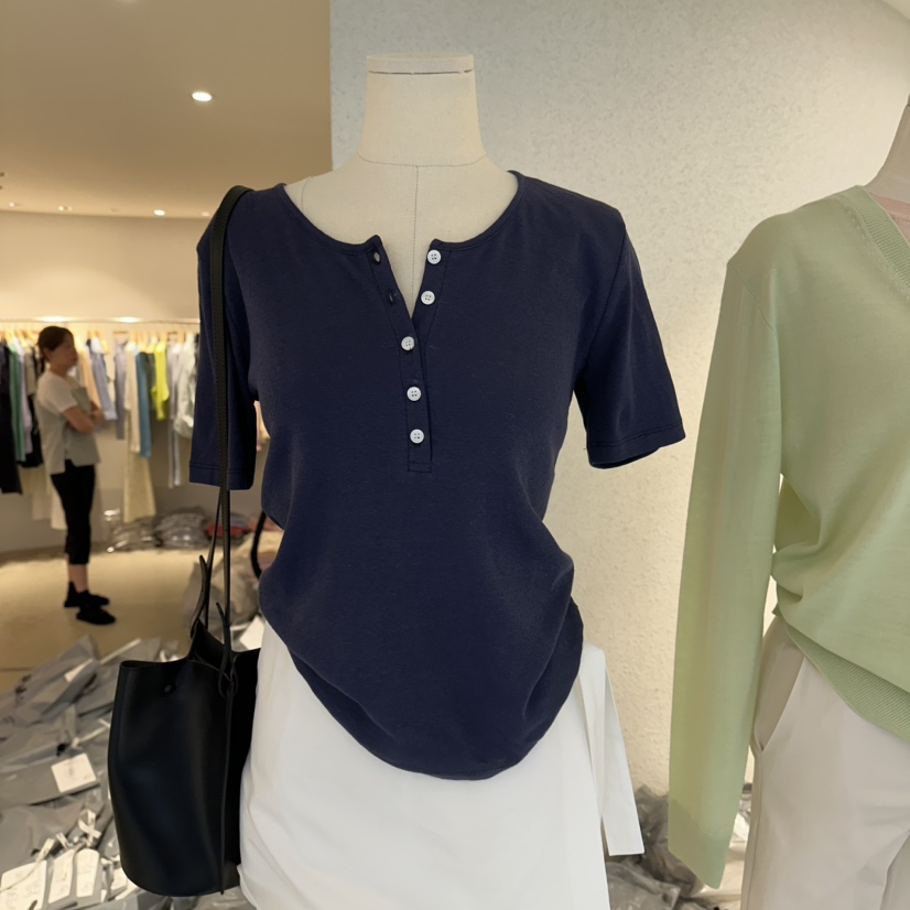 ROOM K-P韓國東大門直郵女士新品職業人氣休閑26春夏T恤roomkT恤圖色4