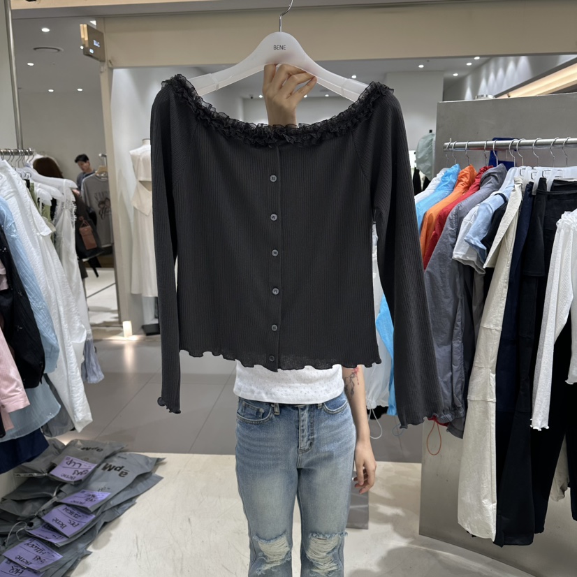 BENE韓國東大門代購女裝新品時尚推薦職業26春夏人氣針織衫BENE針織衫圖色3墨色