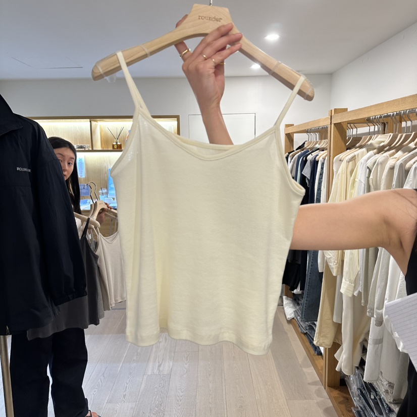 ROUNDER韓國直郵實拍女裝新品休閑熱賣職業時尚26春夏吊帶背心ROUNDER吊帶/背心圖色1
