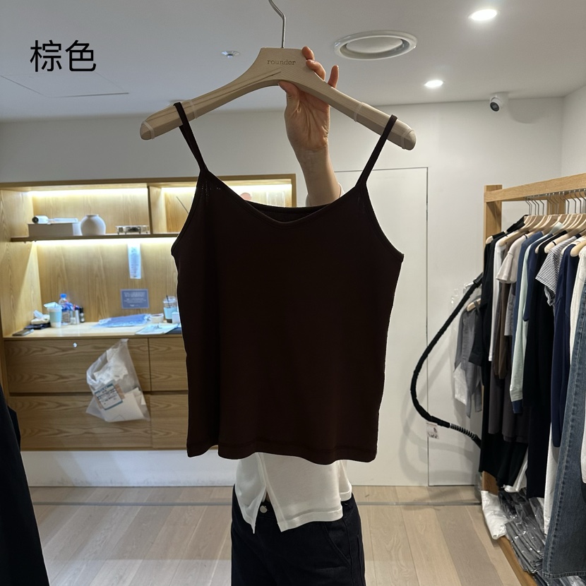 ROUNDER韓國直郵實拍女裝新品休閑熱賣職業時尚26春夏吊帶背心ROUNDER吊帶/背心圖色4