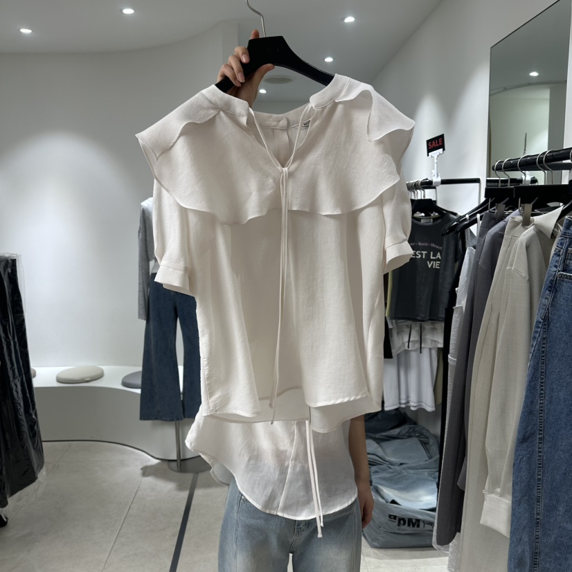 BETHEL韓國直郵實拍女士新品人氣推薦熱賣休閑襯衫蕾絲衫BETHEL襯衫/蕾絲衫圖色1