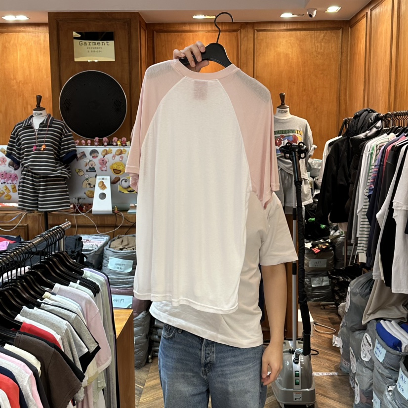 GARMENT-P韓國代購女裝新款職業熱賣人氣休閑時尚T恤插肩袖GARMENTT恤